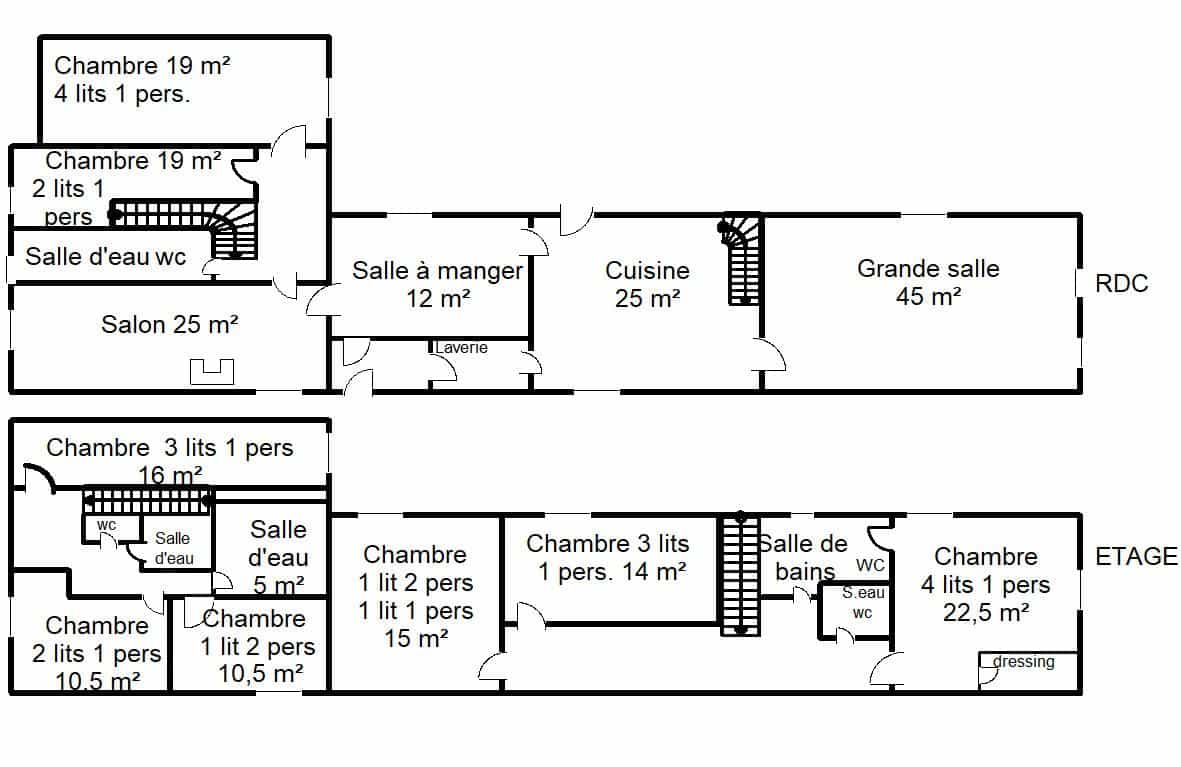 plan gite normandie