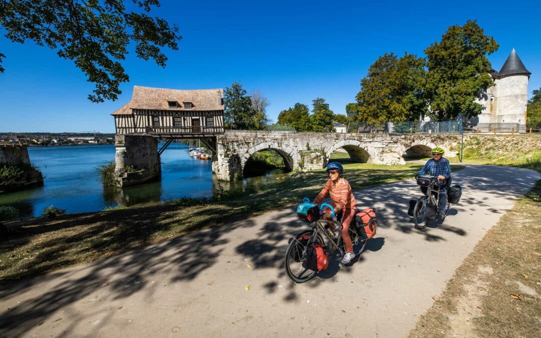 voyageurs velo vieux moulins vernon