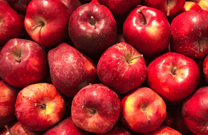 pommes rouges